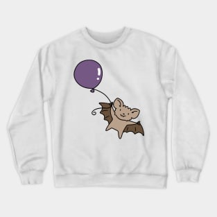 Purple Balloon Bat Crewneck Sweatshirt